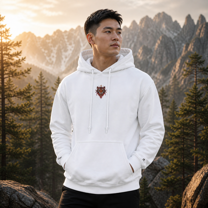 Tiger Chinese Zodiac Hoodie in White – Bright Future product image