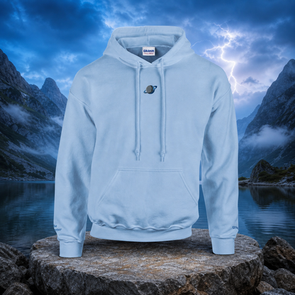 Uranus Planet Hoodie in Light Blue – Bright Future product image