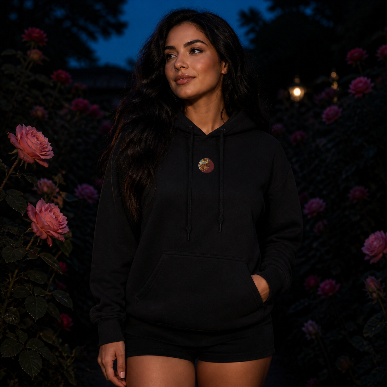 Venus Planet Hoodie in Black – Bright Future product image