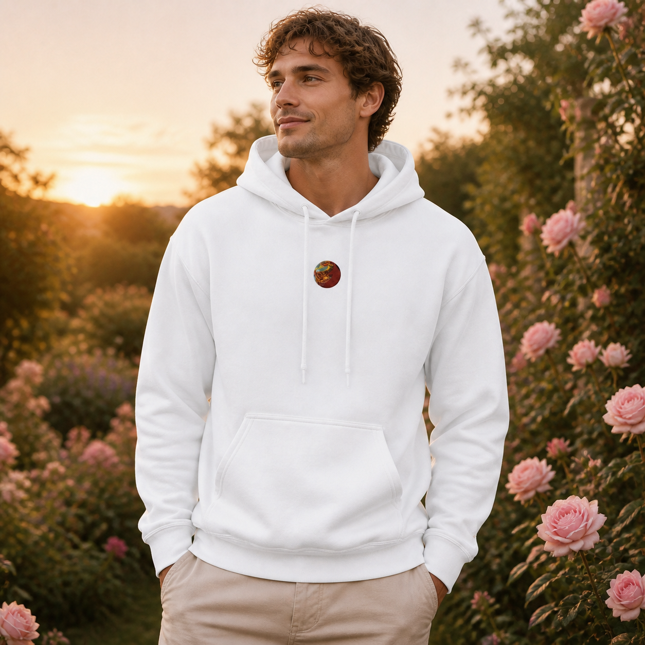 Venus Planet Hoodie in White – Bright Future product image