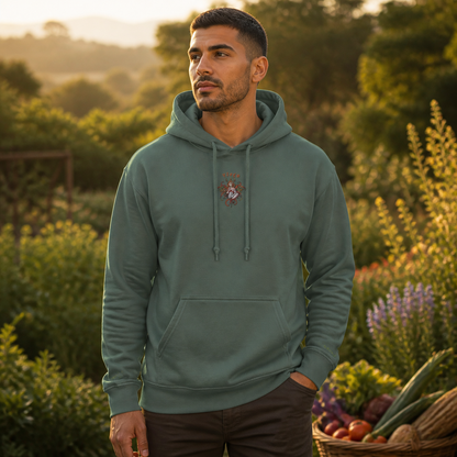 Virgo Zodiac Hoodie in Military Green – Bright Future product image
