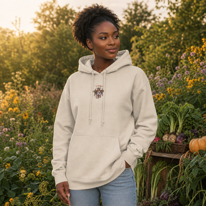 Virgo Zodiac Hoodie in Sand – Bright Future product image
